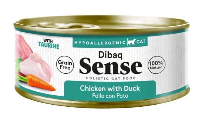 Dibaq Sense Nourriture humide pour chats poulet & canard
