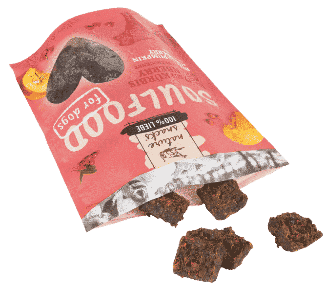 Nature Snacks / SOULFOOD -Bœuf à la citrouille et aux canneberges – croquettes